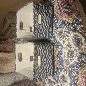 Medium size canvas storage bins